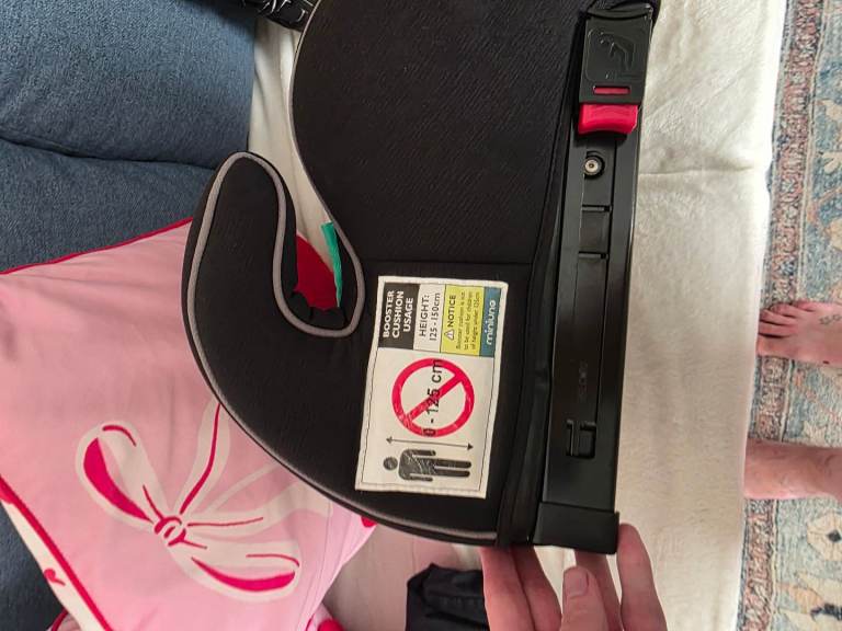 Black Booster Car Seat – Good Condition