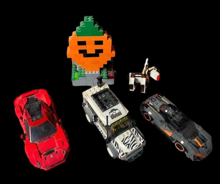 JOB LOT Inc x3 Lego Cars, Reindeer & Halloween Lego Models £41 the lot
