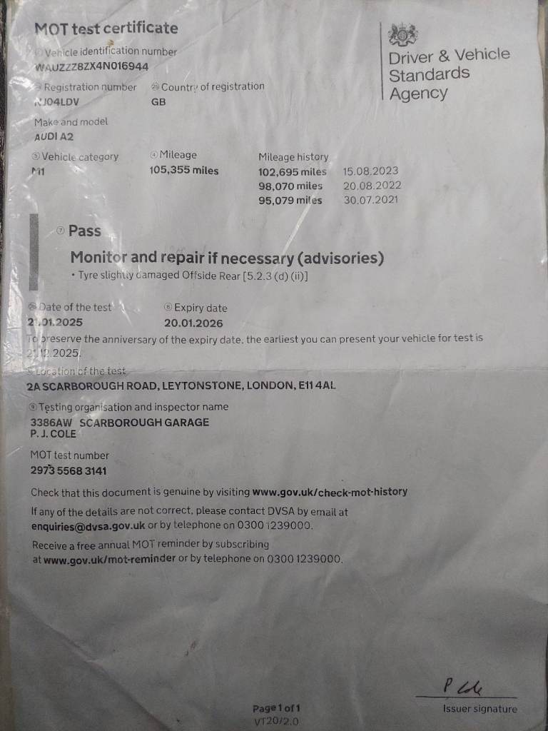 Audi, A2. SE, M.o.t till jan 2026 £1000