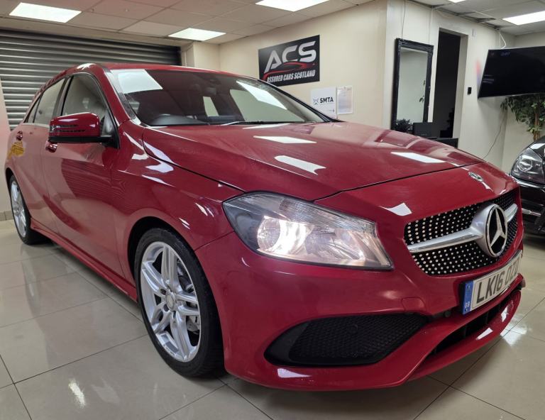 MERCEDES-BENZ A CLASS 1.5 A180d AMG Line Red WARRANTY 12 MONTHS MOT
