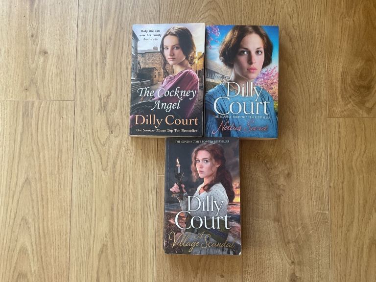 Dilly Court Book Set – 'The Cockney Angel', 'Ragged Rose', 'Village Scandal'