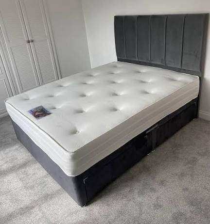 Single Double Bed | Strong Frame Comfortable Sleep