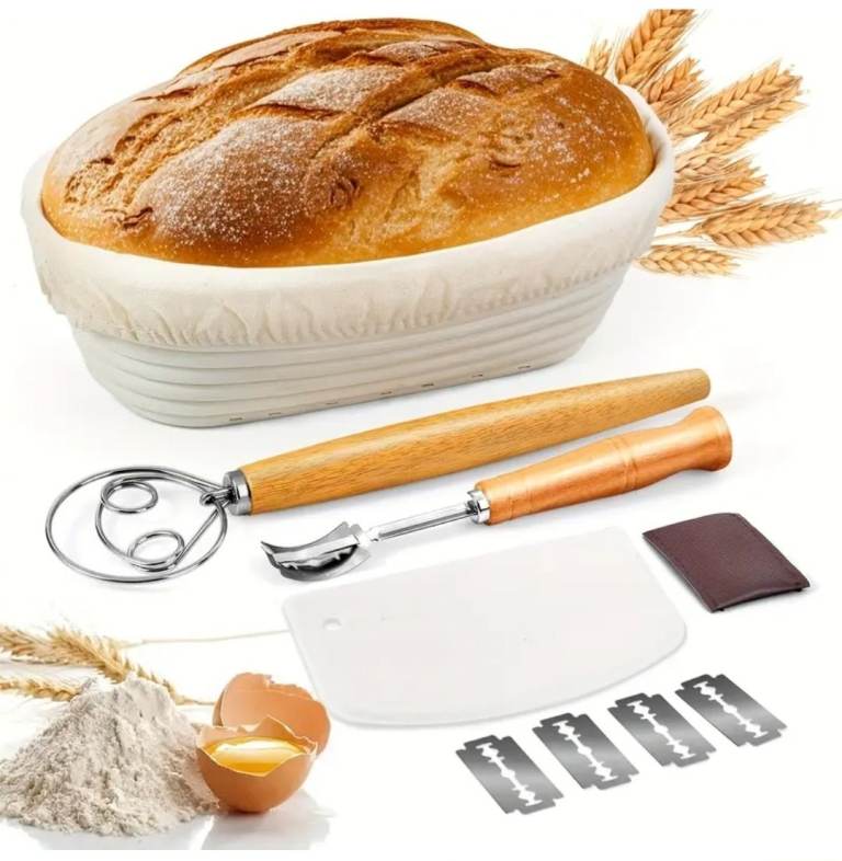 Sourdough Bread Proofing Basket Supplies Kit 