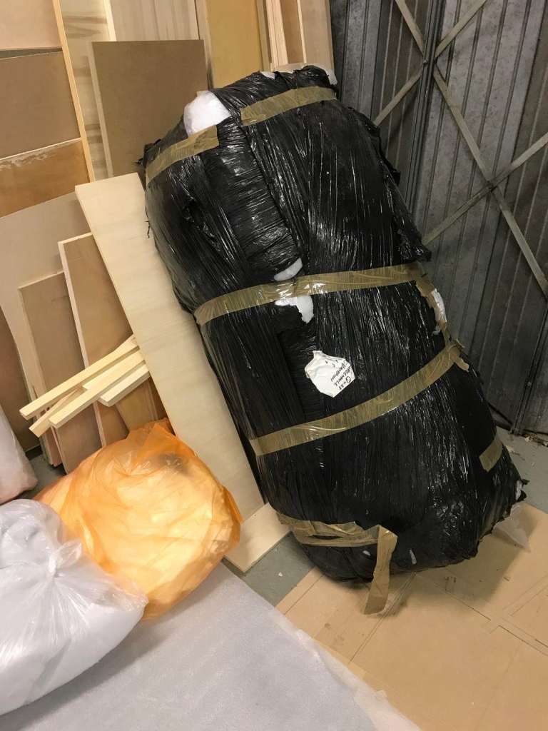 25m UNUSED wadding on roll