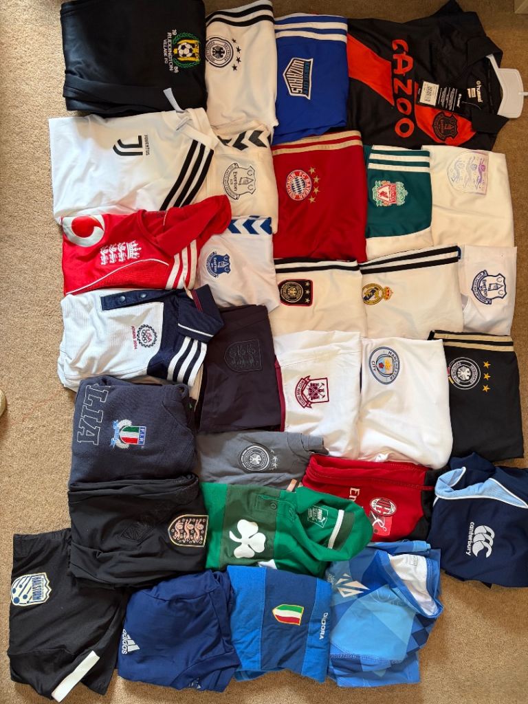 Large Bundle of Football Bits – Various Teams & Sizes