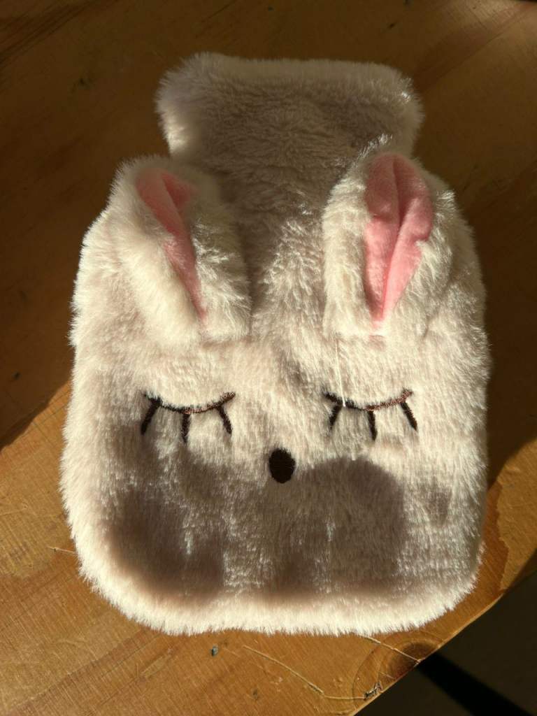 Cute rabbit bunny fluffy Hot water bottle bag