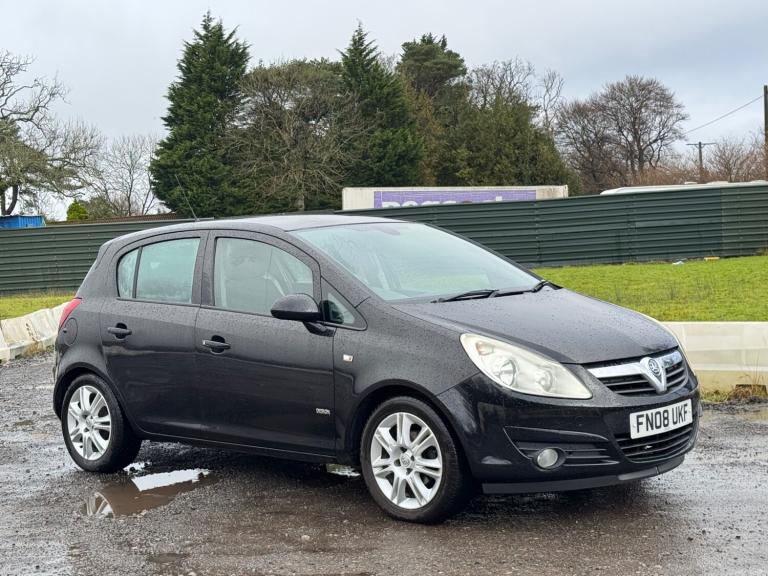 2008 Vauxhall Corsa 1.4i 16V Design 5dr HATCHBACK Petrol Manual