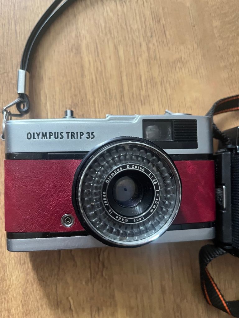 Olympus trip & cannon af35m cameras