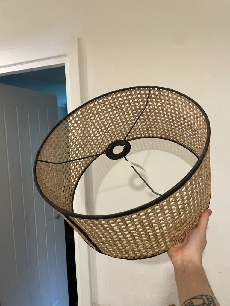 FREE Habital Rattan Lampshade – As Good As New