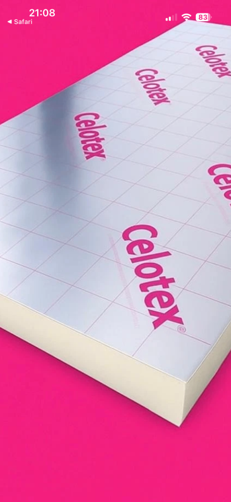 Celotex 120mm x5 sheets 