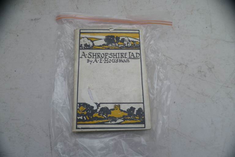 A shropshire lad by A E Housman 