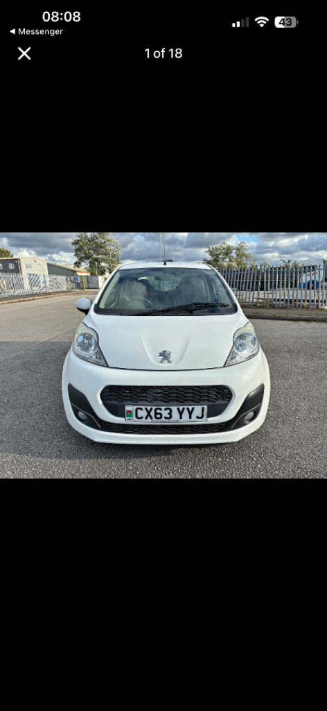 Peugeot, 107, Hatchback, 2013, Manual, 998 (cc), 3 doors