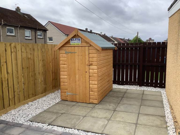 6X4 Apex 20mm Log effect SUPPLIED & FITTED FOR YOU 