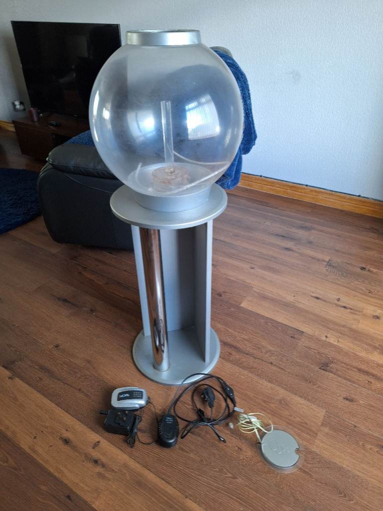 Bi Ord medium size tank and stand with  heater pump and l.e.d timer light