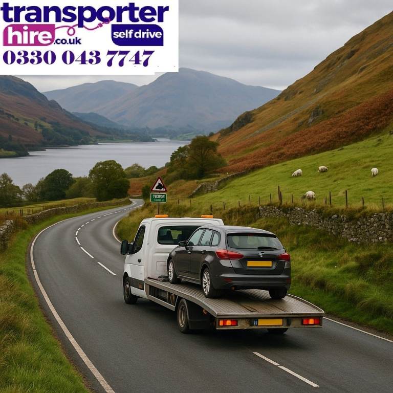 3.5T Car Transporter Hire – Wigan / Bolton / Preston – Self Drive - Insurance Included