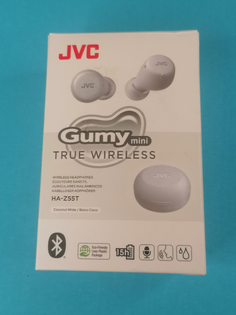 Brand new. JVC Gumy Mini True, Wireless Earbuds, Bluetooth 5.1, Splash Protection . 