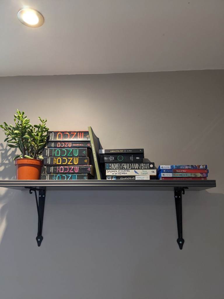 6 x Grey IKEA Shelving 80 x 30cm