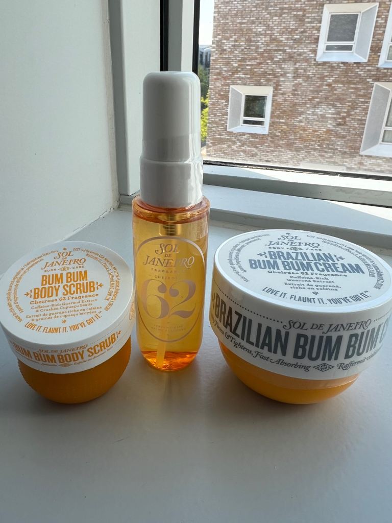 Sol de Janeiro Bum Bum Cream & Body Scrub + Mist Set