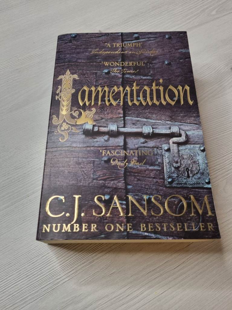 Historical Novel Lamentation – C.J. Sansom – Collect Today + Fast Dispatch