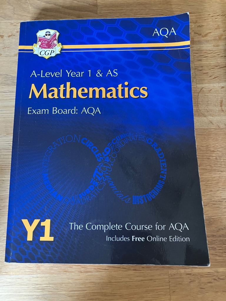A-Level Year 1 and AS Maths AQA Complete Course Book