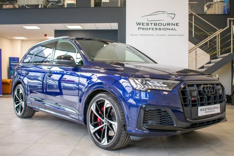 2022 22 AUDI SQ7 4.0 TFSI V8 BLACK EDITION SUV 5DR PETROL TIPTRONIC QUATTRO EURO
