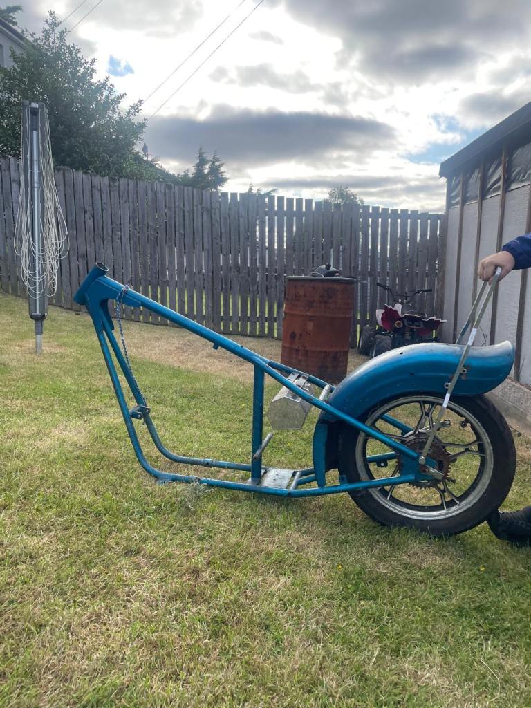 Custom chopper frame 