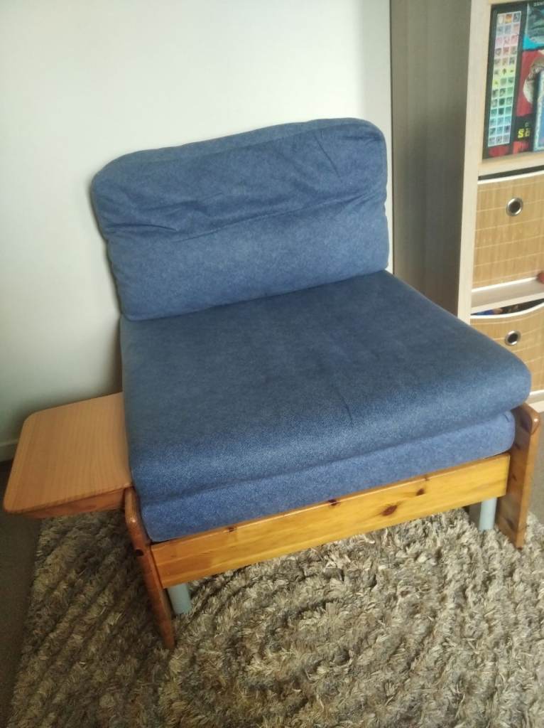Stompa single folding chair bed for a child/teen