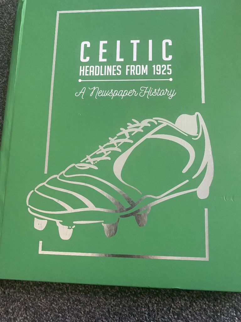 Celtic Headlines from 1925 Newspaper History Book – Good Condition