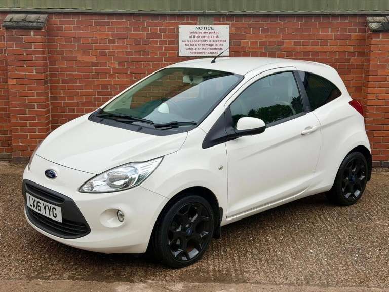 2016 Ford Ka 1.2 Zetec White Edition 3dr HATCHBACK PETROL Manual