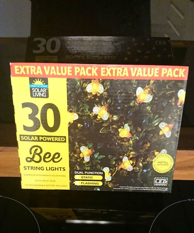 Bee led garden solar lughts 30 pieces 