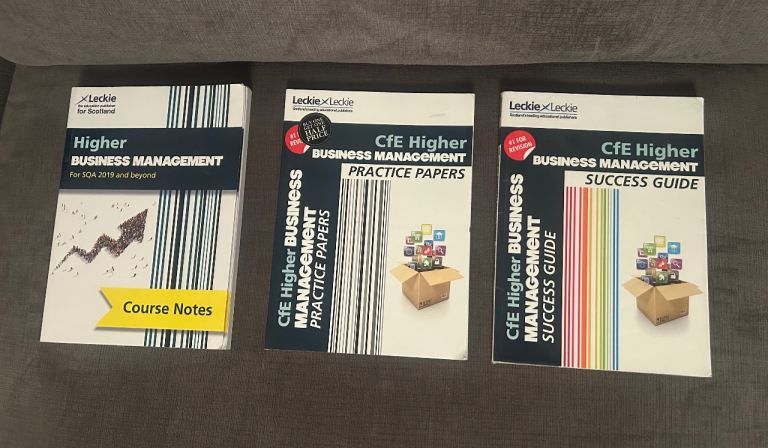 SQA Higher Business Management books 