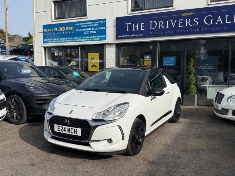 2017 DS Automobiles DS 3 1.2 PureTech Elegance Euro 6 (s/s) 3dr HATCHBACK Petrol Manual