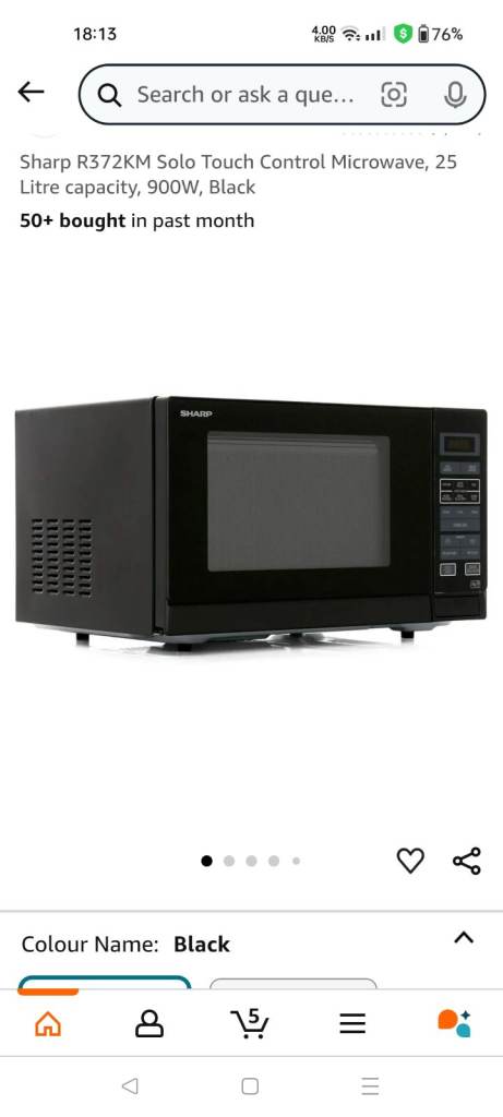 Brand new Sharp microwave 