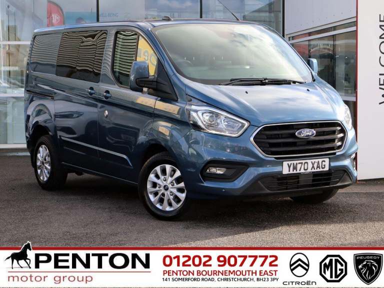 2021 Ford Transit Custom 2.0 320 EcoBlue Limited Crew Van Auto L1 H1 Euro 6 (s/s) 5dr PANEL VAN D...