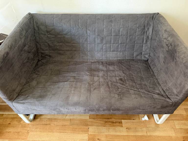 IKEA KNOPPARP 2-Seat Sofa – Grey Very good condition. Can be dismantled. Comes with Manual