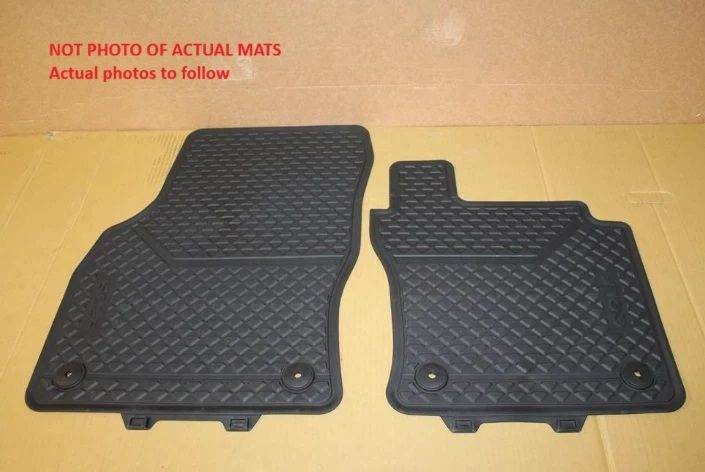 Genuine VW Golf Front & Rear Rubber Mats 5G2061502A/5G0061512A 2013-2020 MK7 / 7.5