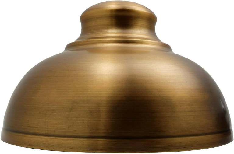 NEW Brass Metal Ceiling Lamp Shade 11.41" Easy Fit