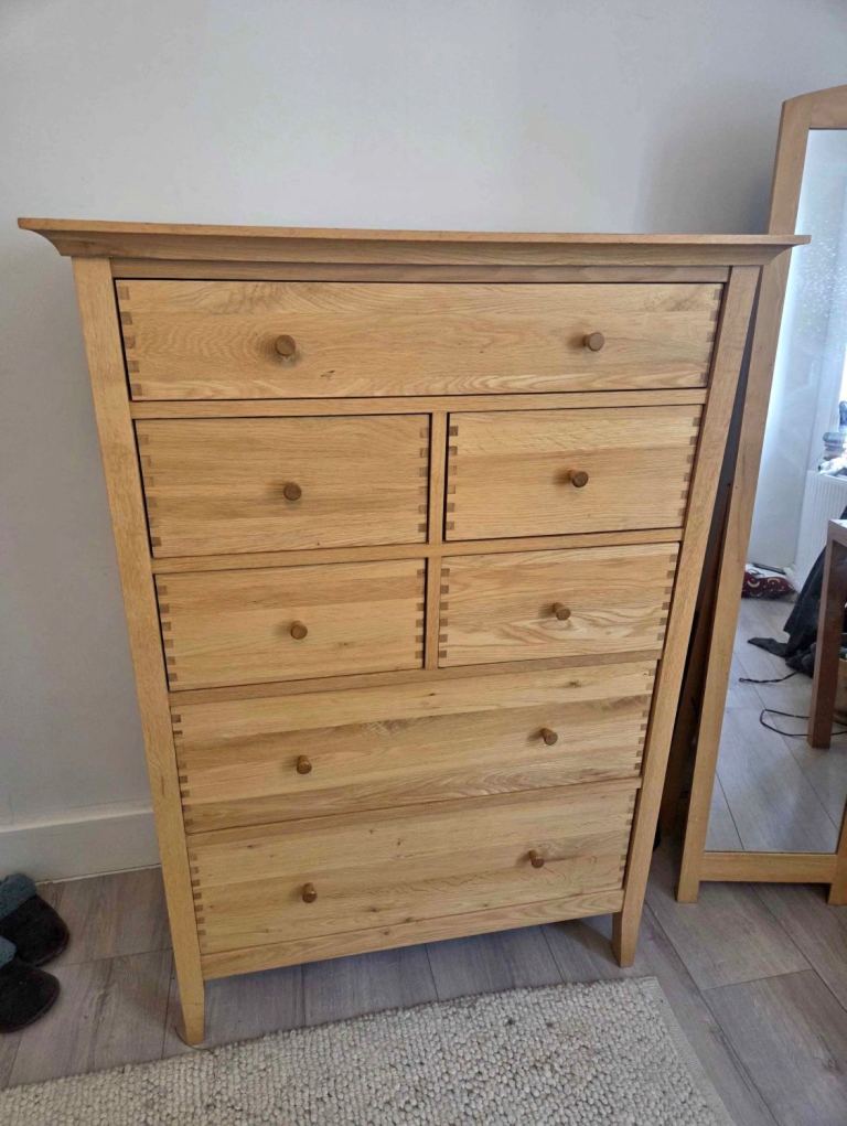 Willis and Gambier chest of drawers x2, tall boy,  triple and double wardrobe  excellent condition 