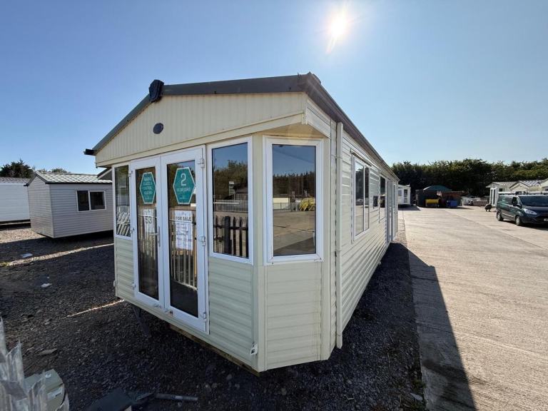 2 Bed 32x12 Static Caravan - French Doors, DG, CH - Offsite / Self Build / Farms