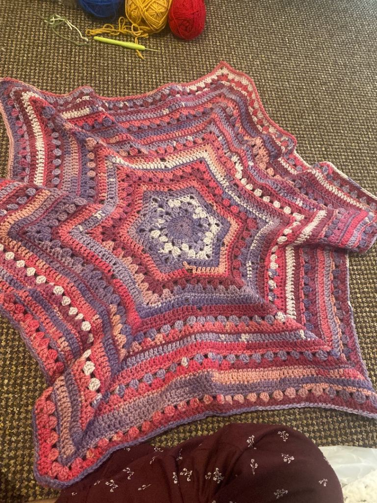 Baby blanket crocheted 
