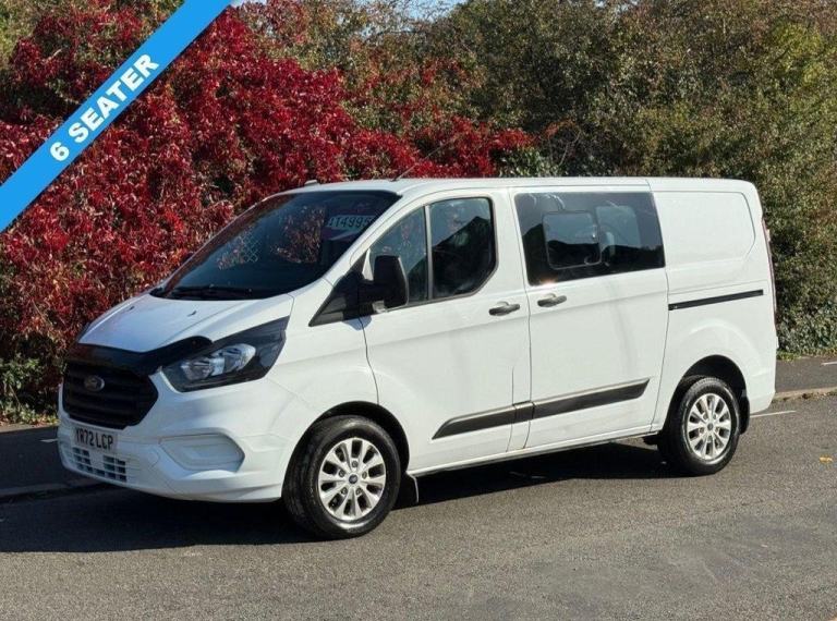 2023 72 FORD TRANSIT CUSTOM 2.0 300 ECOBLUE LEADER 6 SEATER CREW/COMBI PANEL VAN