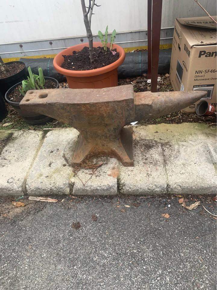 vintage blacksmiths anvil