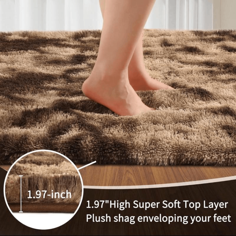Fluffy Rugs Anti-Slip Large Shaggy Rug 