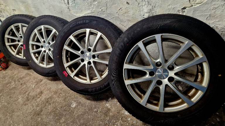 Wv Sharan golf caddy  alloy wheels and winter tyres 5x112