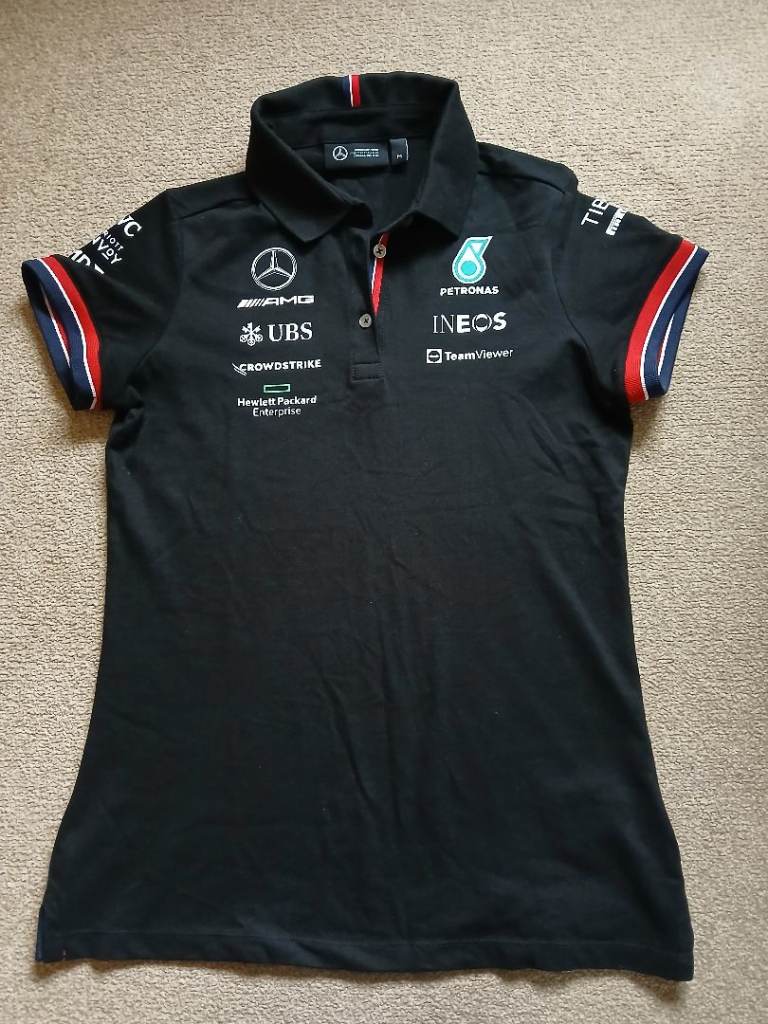 Ladies Mercedes AMG Petronas F1 Polo Top - Size M