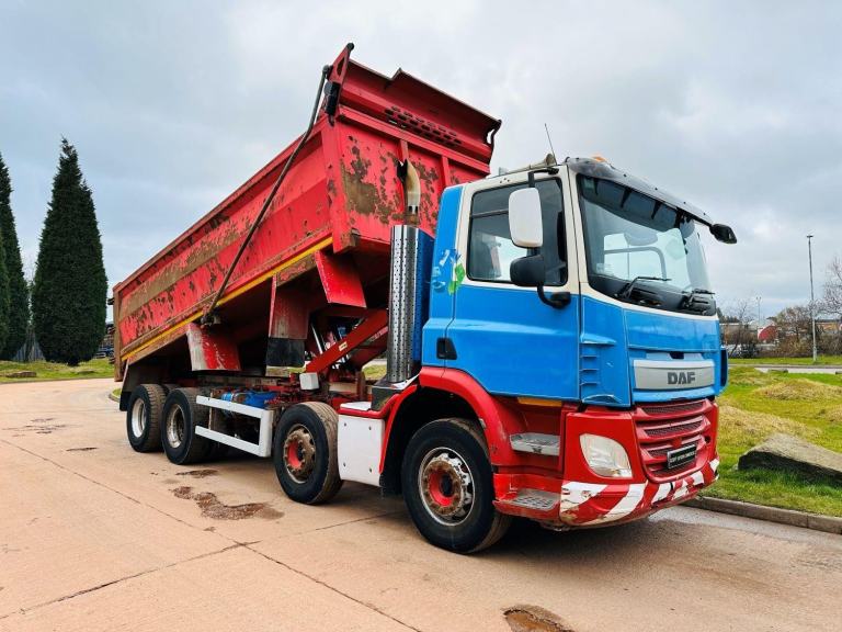 2014 (64) DAF CF 400 8X4 HEAVY DUTY STEEL ROCK TIPPER, EURO 6