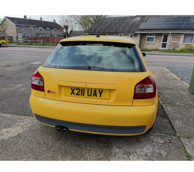 Audi s3 S3 8L 2000 1.8t Imola yellow 