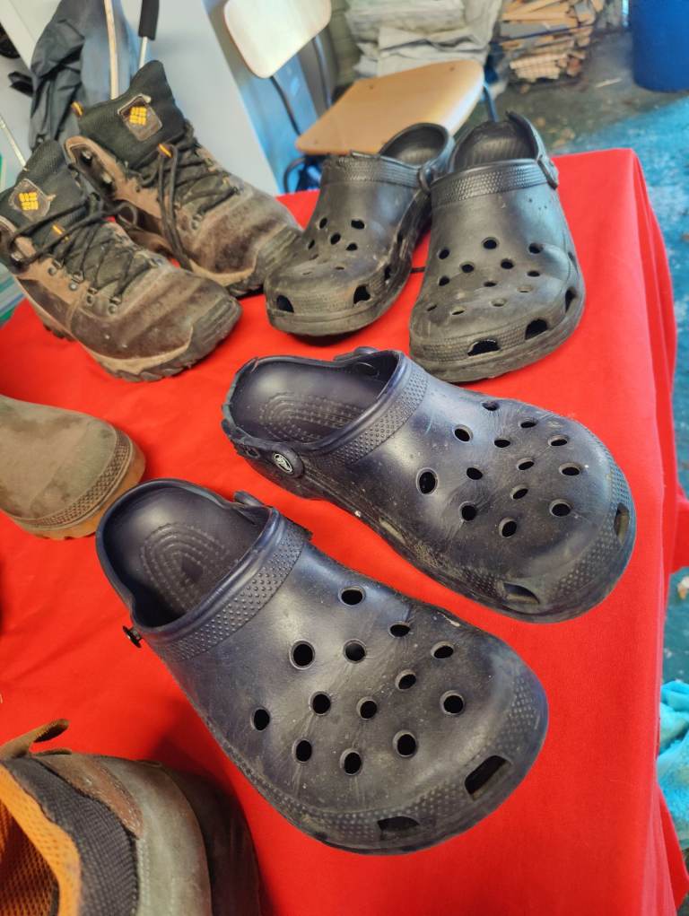 Work boots ,crocs ,walking boots