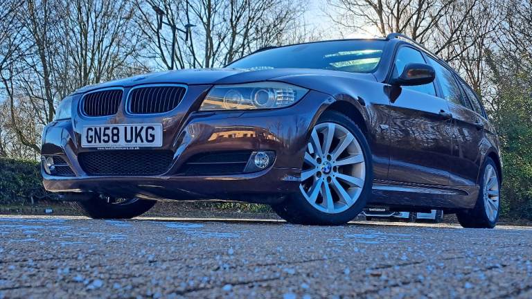 2008 BMW 3 Series 318i SE Touring Auto Barberarot Red Pan Roof Xenons Heated Leather FSH