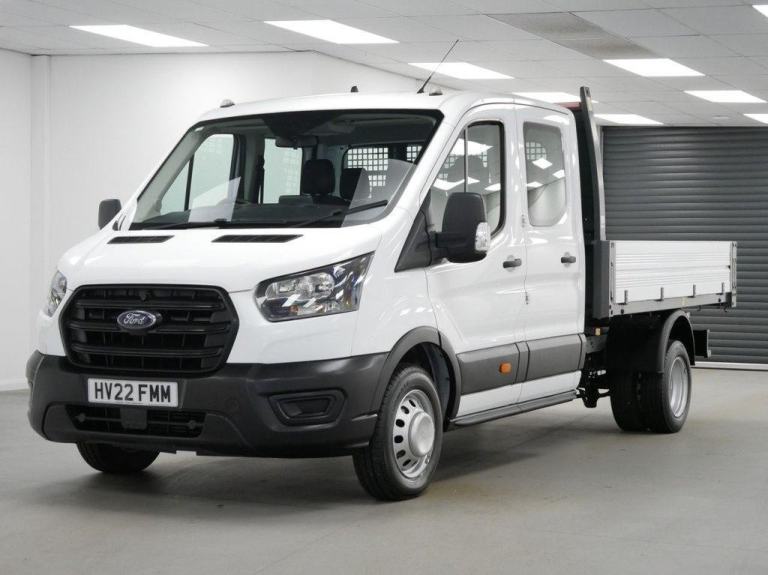 2022 FORD TRANSIT 350 RWD 2.0 EBL 130 BHP LONG CREWCAB 7 SEAT TIPPER ( NO VAT )